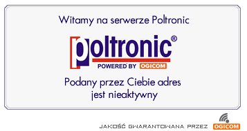 domena znajduje sie na serwerze Poltronic